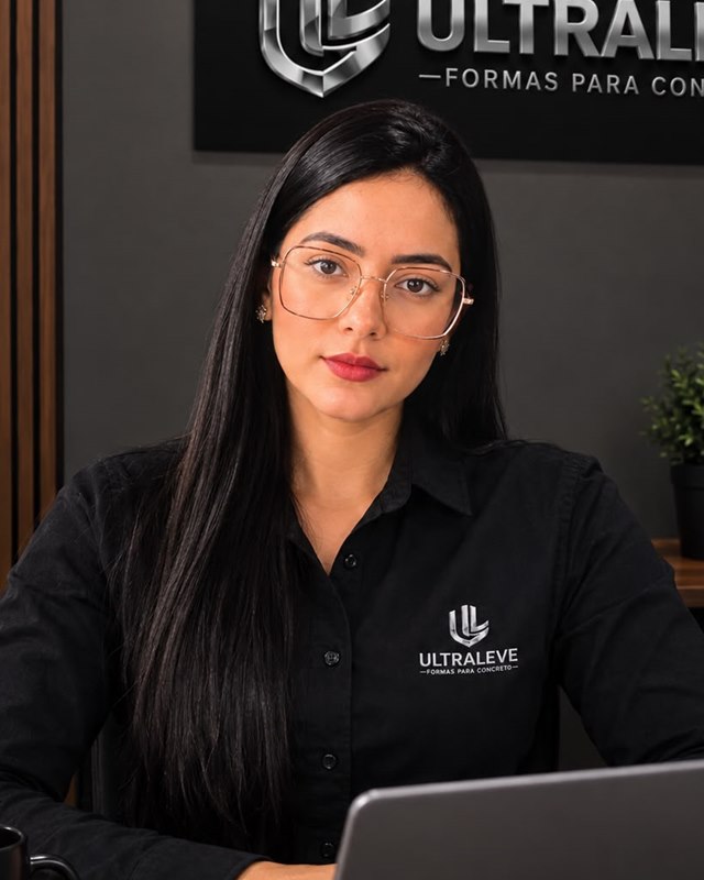 Suzane Sousa, da equipe comercial da UltraLeve Formas
